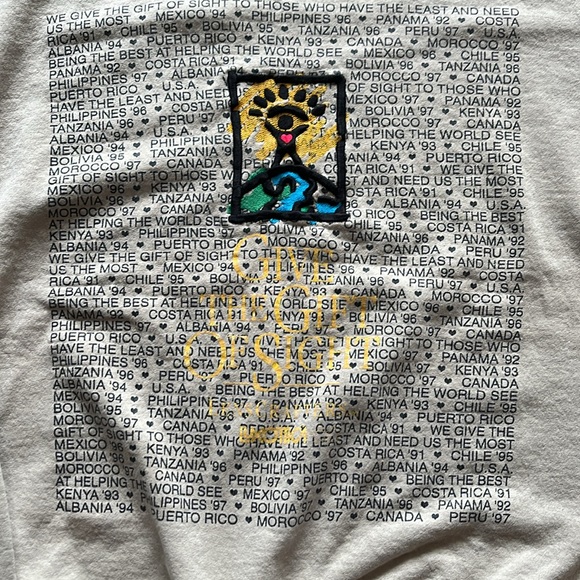 Vintage LensCrafters The Gift Of Sight / 90s / XL - Picture 2 of 10